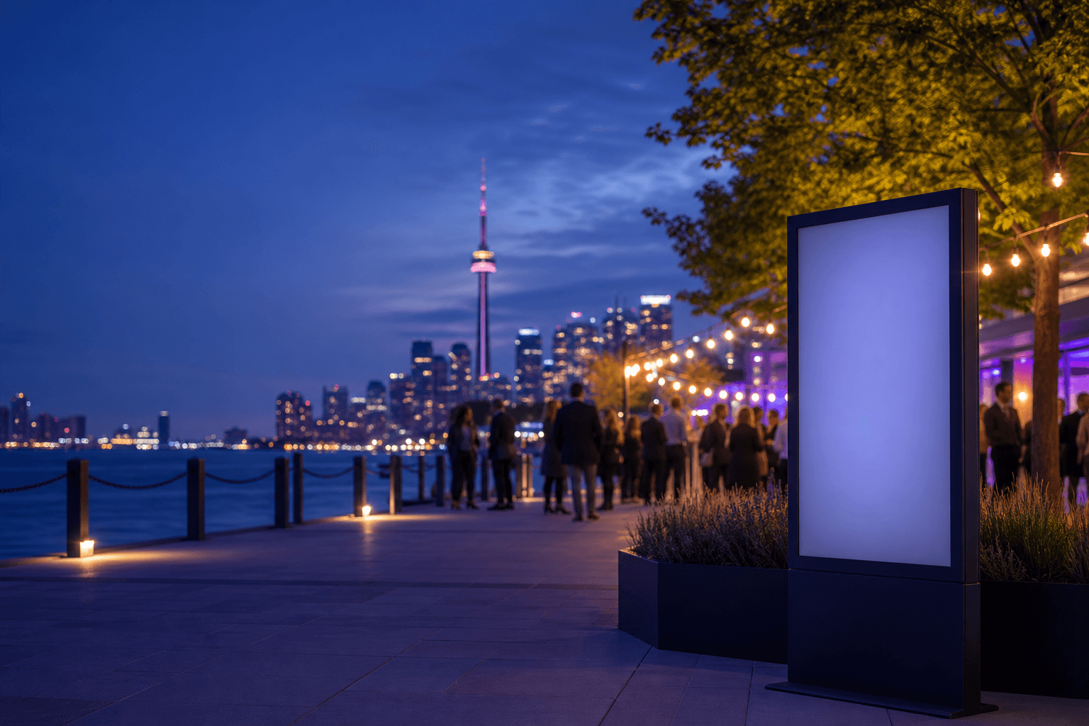 Illustrative Toronto waterfront event atmosphere; not a photo of a listed event.